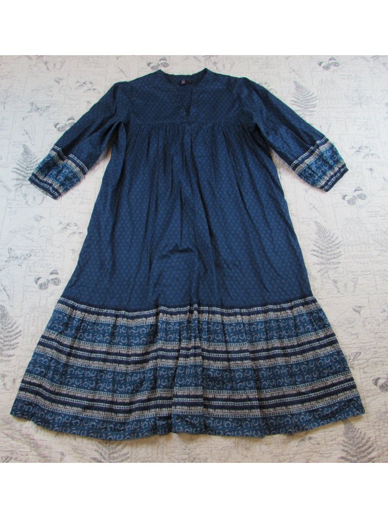 New Uniqlo X Anna Sui Women’s Dress Collaboration Cottage Core Light Weight Sz L — image 4 of 8